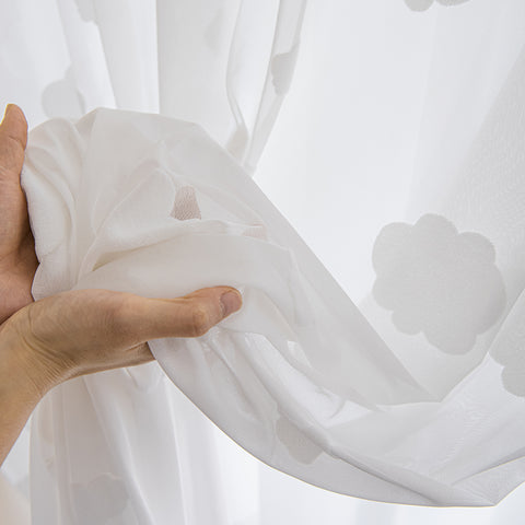 Whimsical Cloudscape Sheer Curtains Elevate Your Space with Ethereal Elegance(SRS-YD)