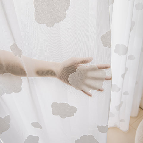 Whimsical Cloudscape Sheer Curtains Elevate Your Space with Ethereal Elegance(SRS-YD)